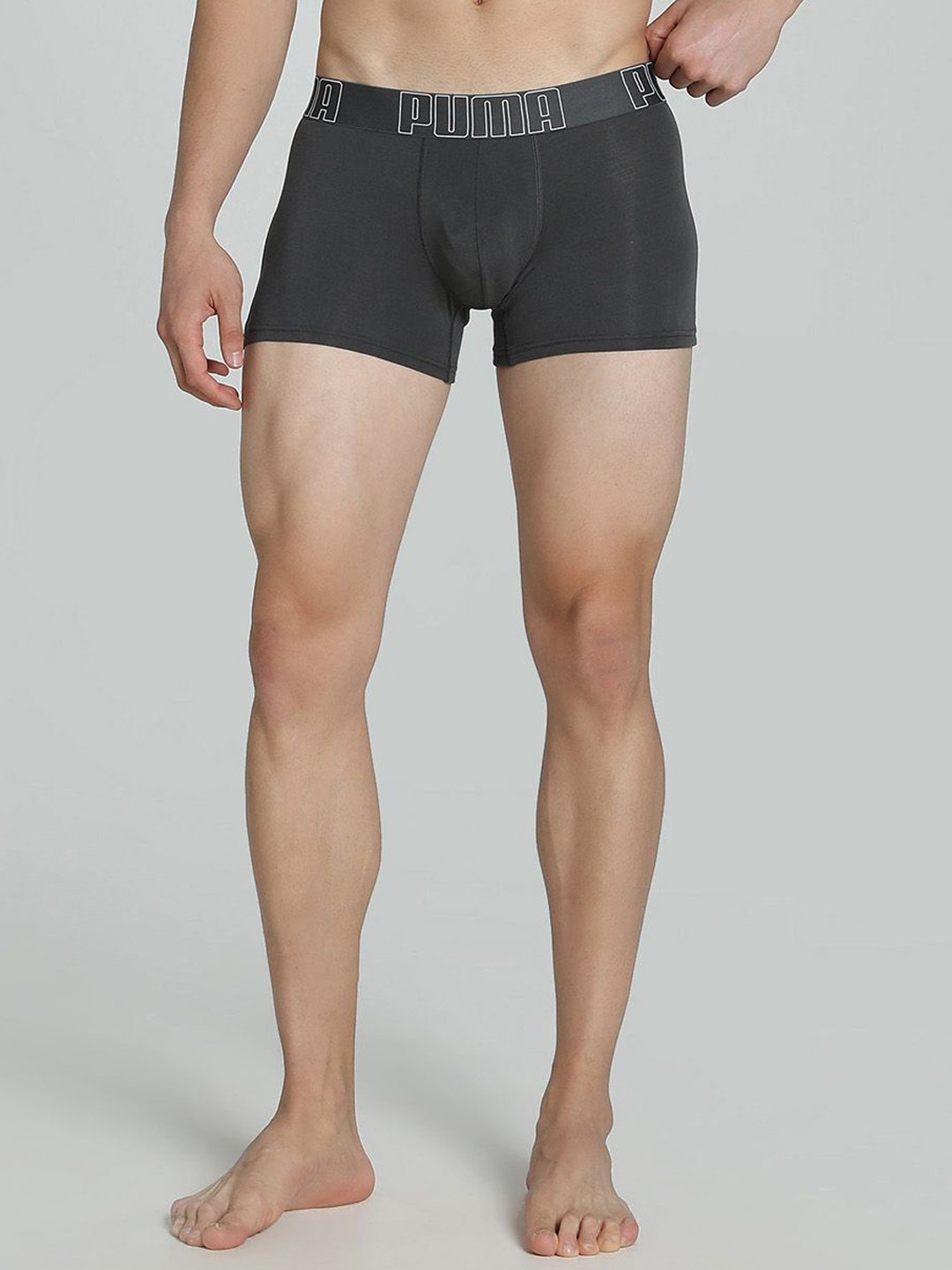 

Puma Mid-Rise Short Trunks - 68842402, Grey