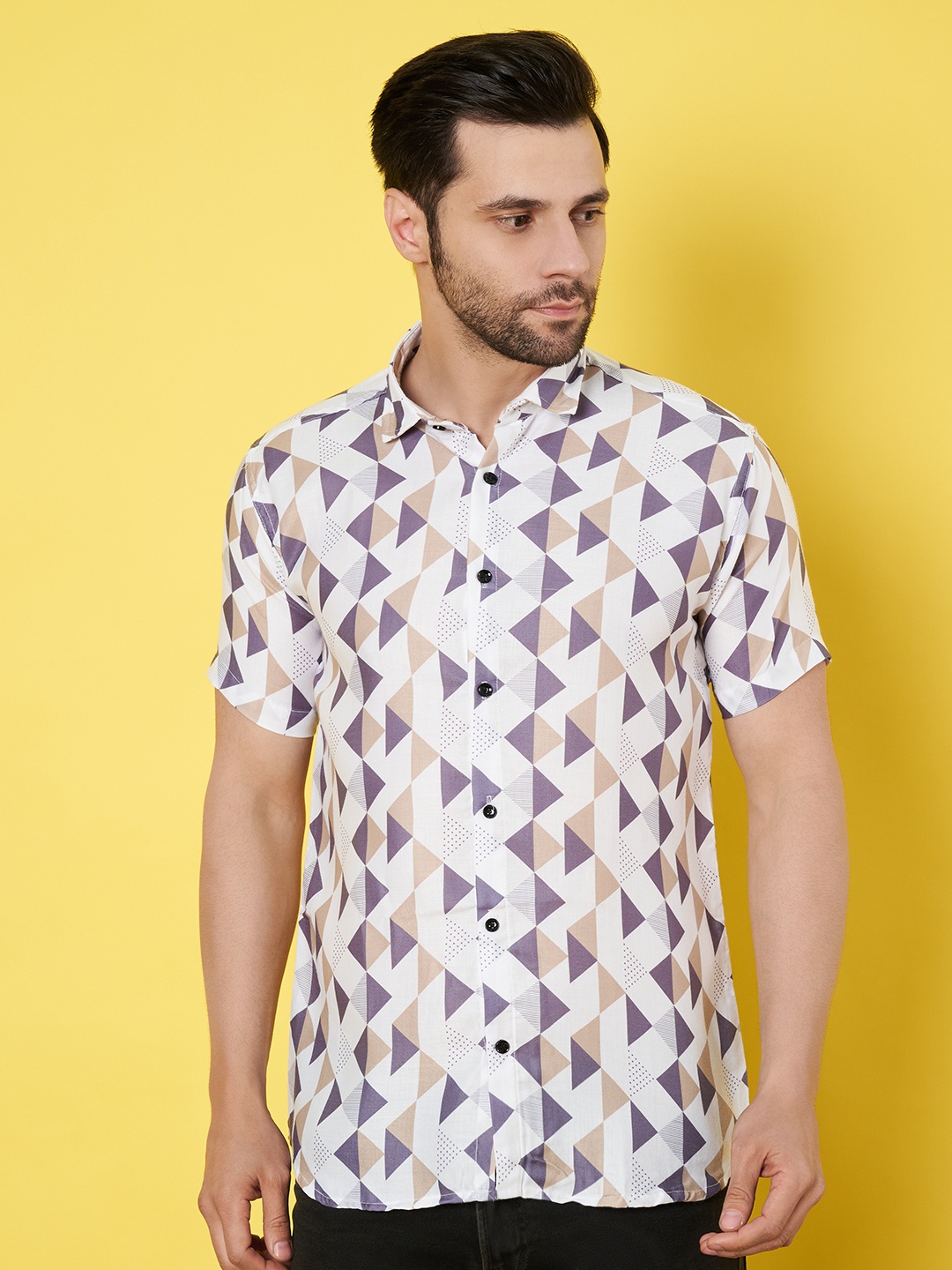 

Fashion FRICKS Men Opaque Casual Shirt, Multi