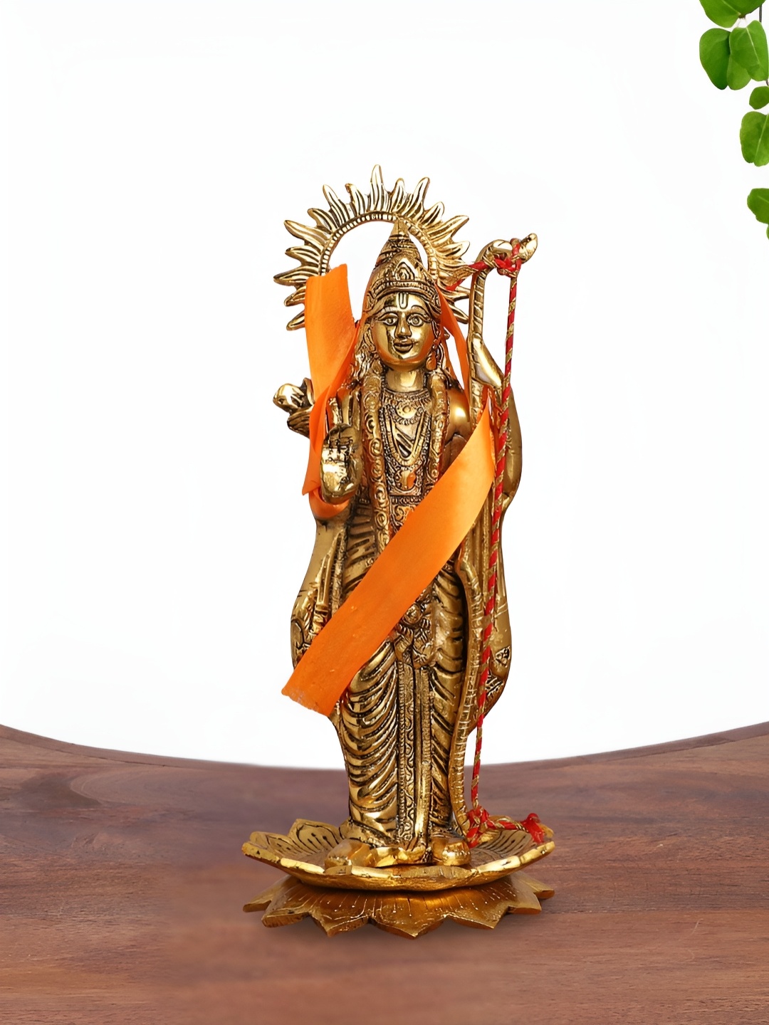 

INTERNATIONAL GIFT Gold-Toned Religious Idol Showpiece