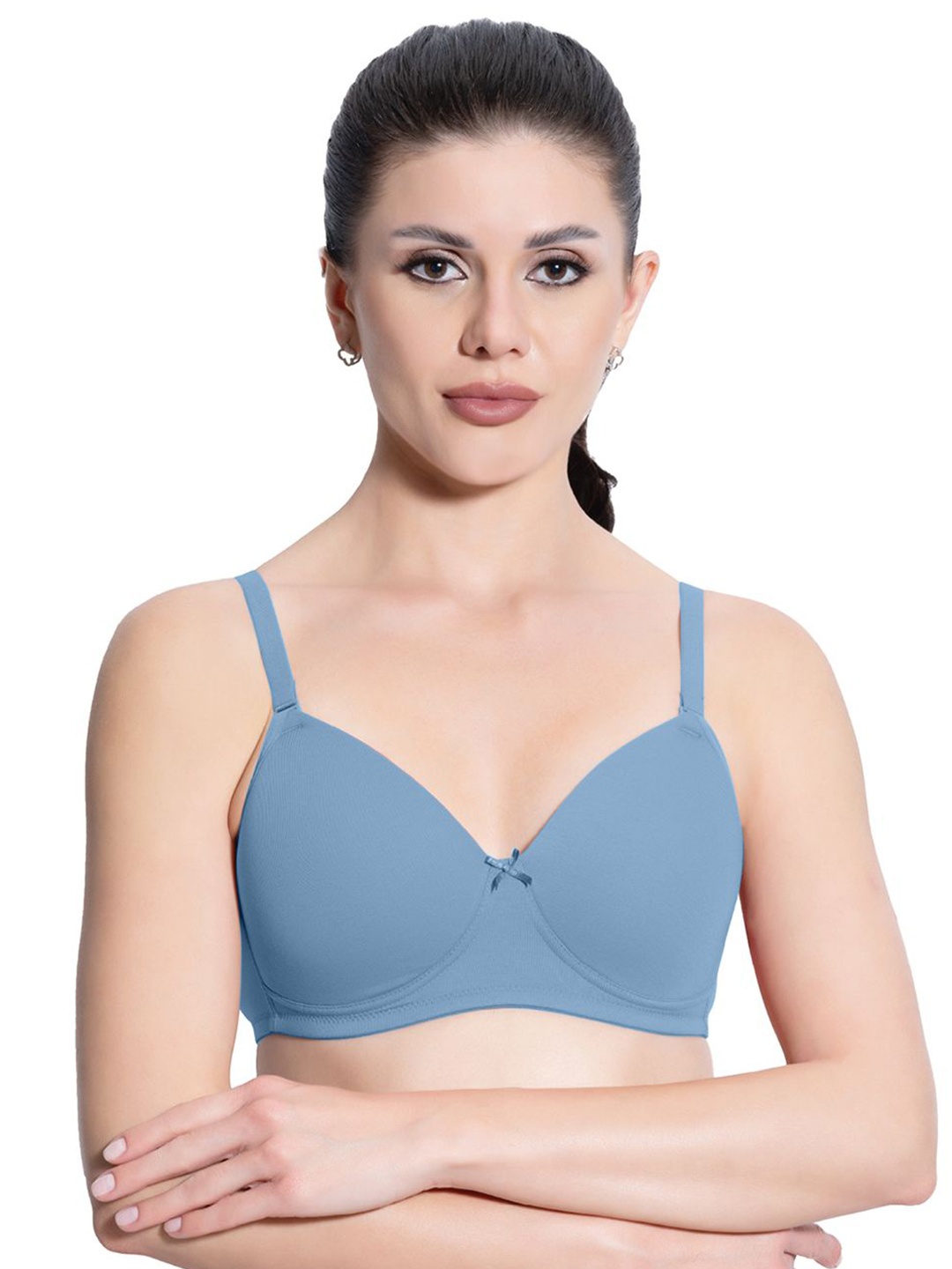 

VStar Women Full Coverage Lightly Padded T-shirt Bra, Blue