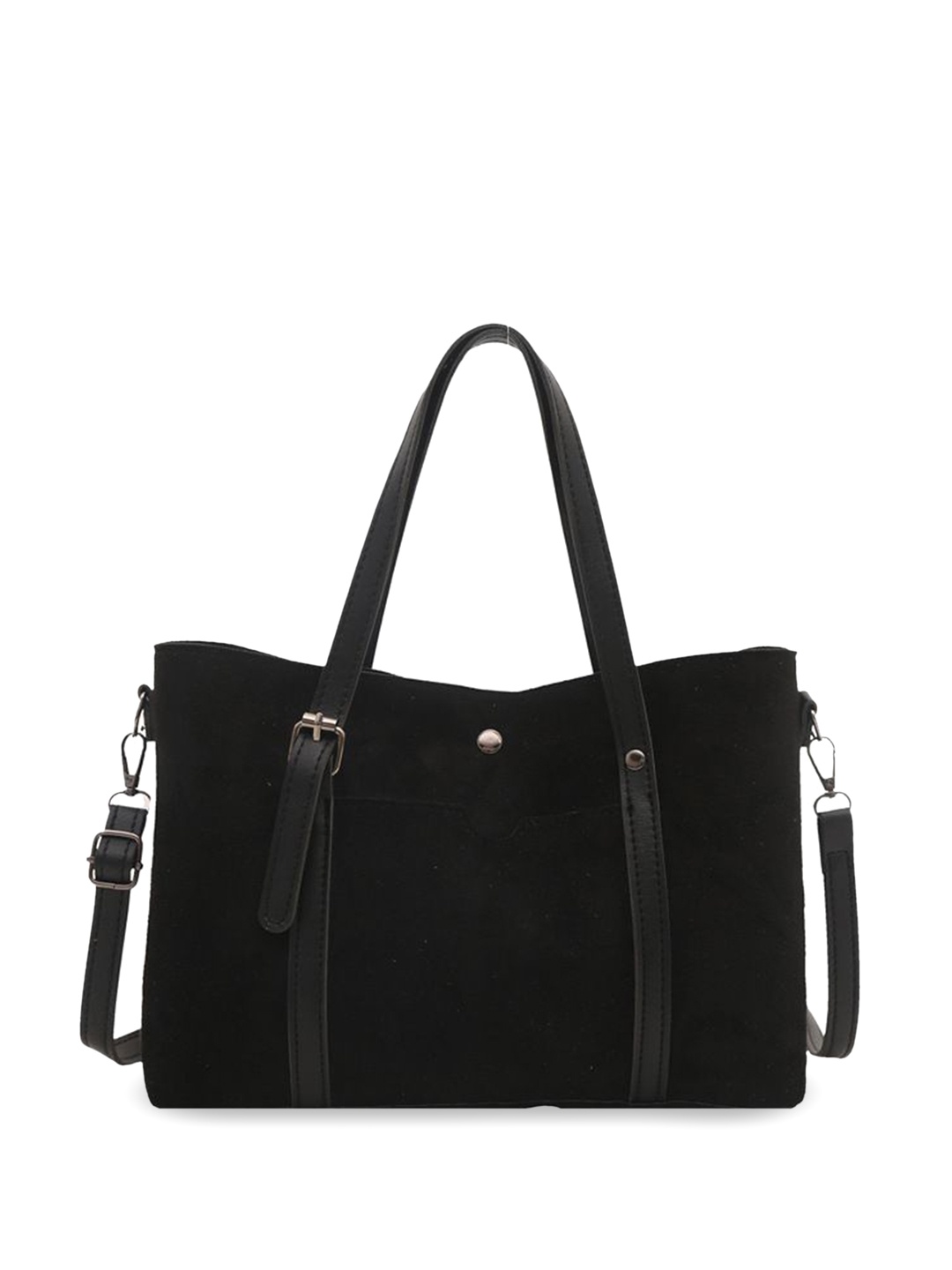 

StyleCast Women Solid Crossbody Handheld Bag, Black