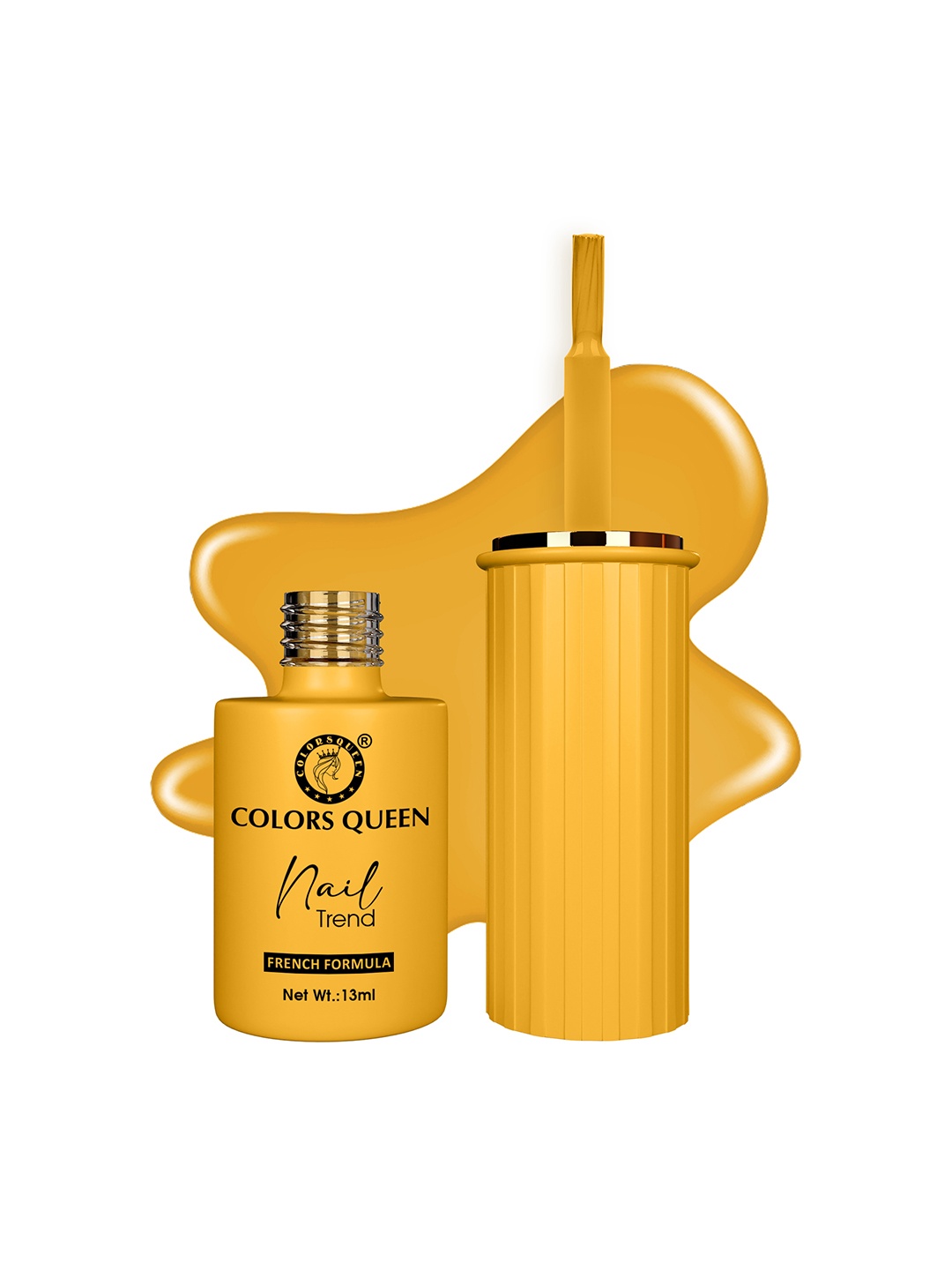 

Colors Queen Nail Trend French Formula Quick Dry Nail Polish - 13ml - Dipped In Honey, Yellow