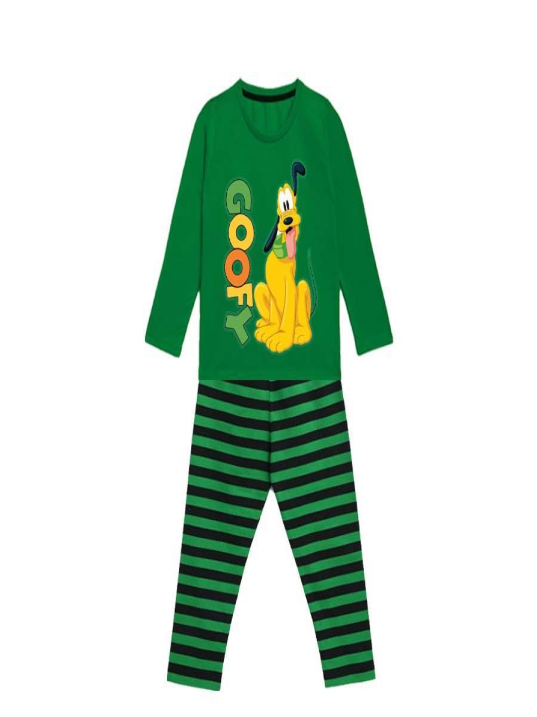 

YK Disney Boys Printed Pure Cotton Night suit, Green