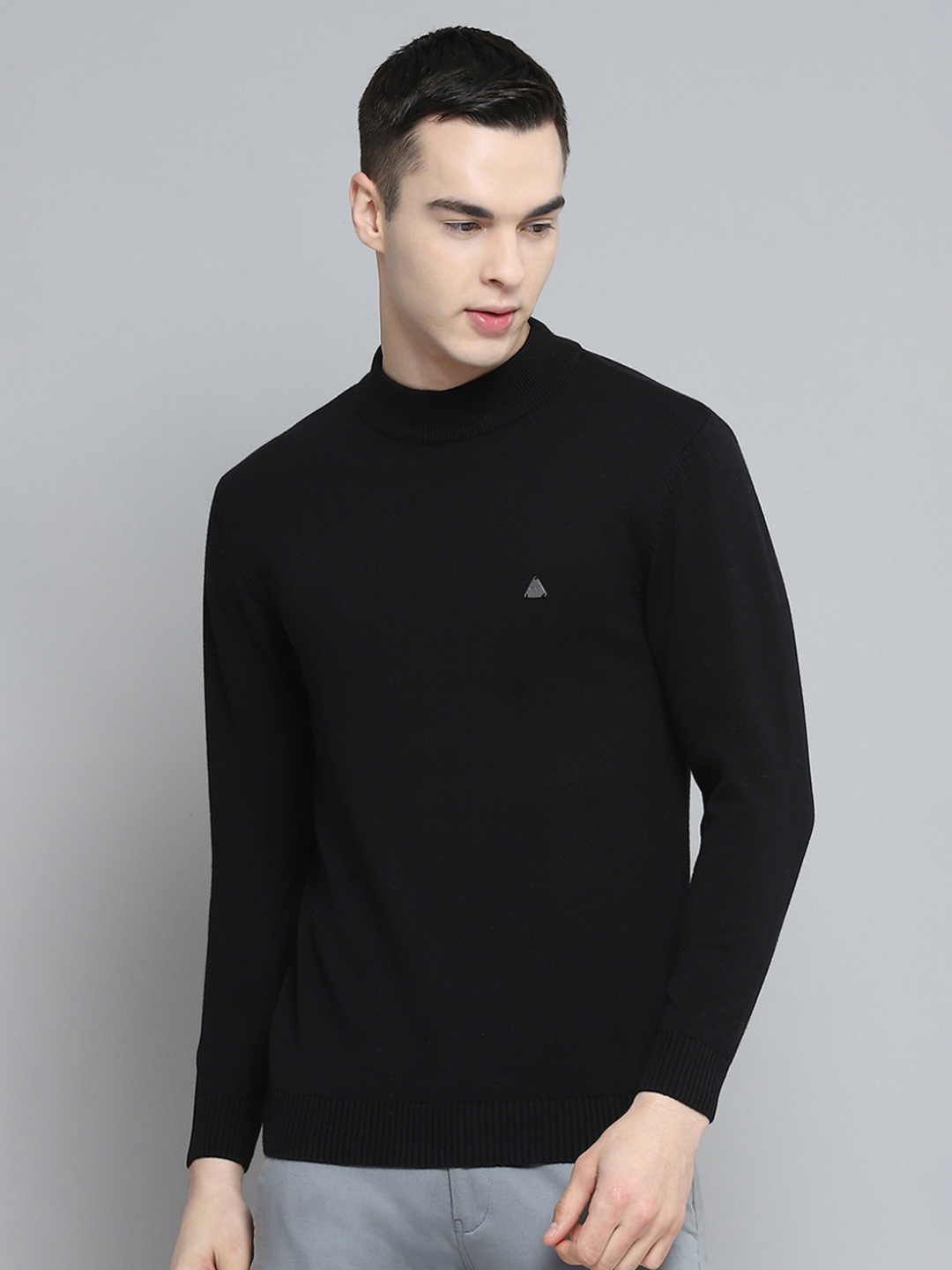 

Cloak & Decker Men Woollen Pullover, Black