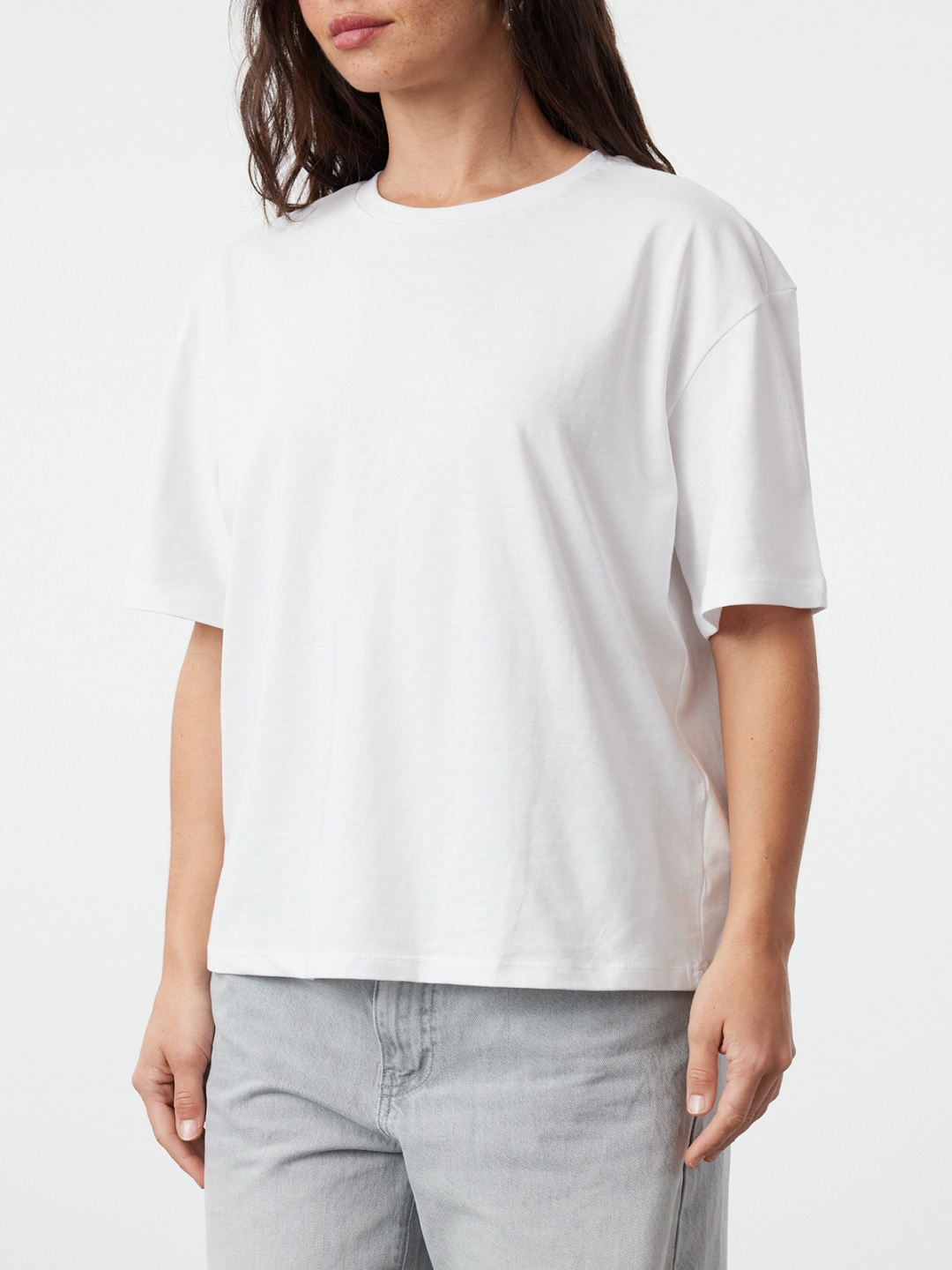 

Trendyol Women V-Neck Pockets T-shirt, Na