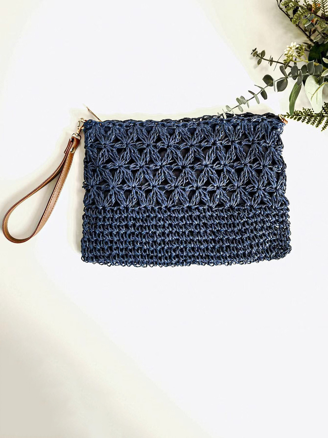

StyleCast Women Textured Structured Sling Bag, Blue