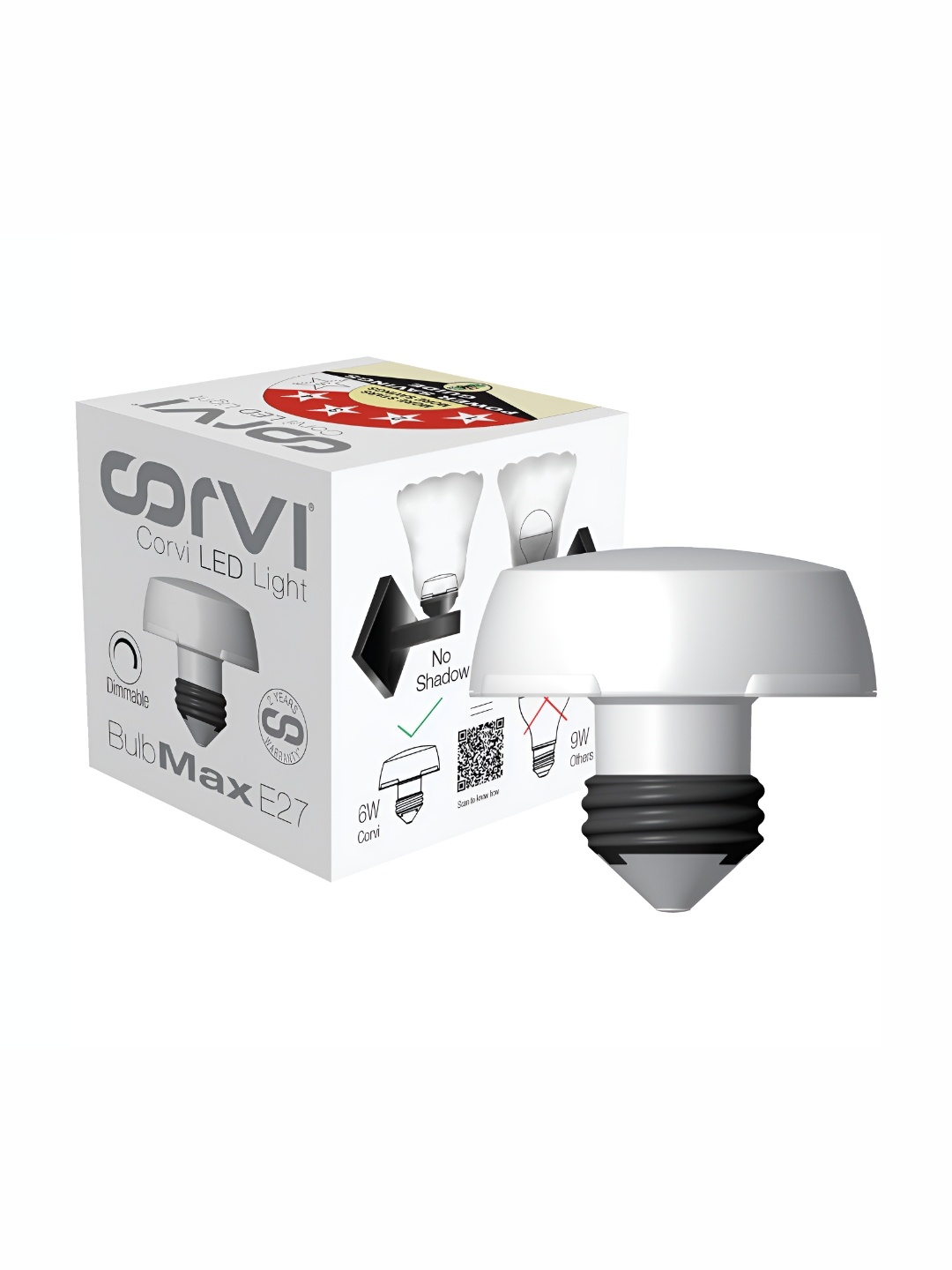 

CORVI White 6W Non-Protruding LED Bulb