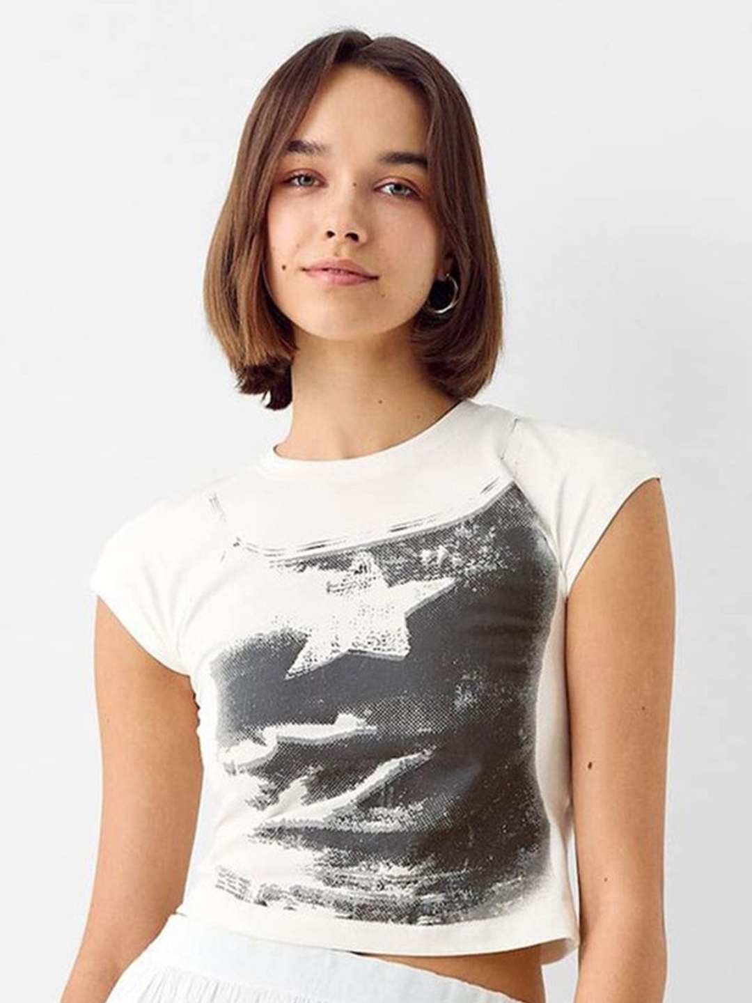 

LULU & SKY Women Crop Top, White