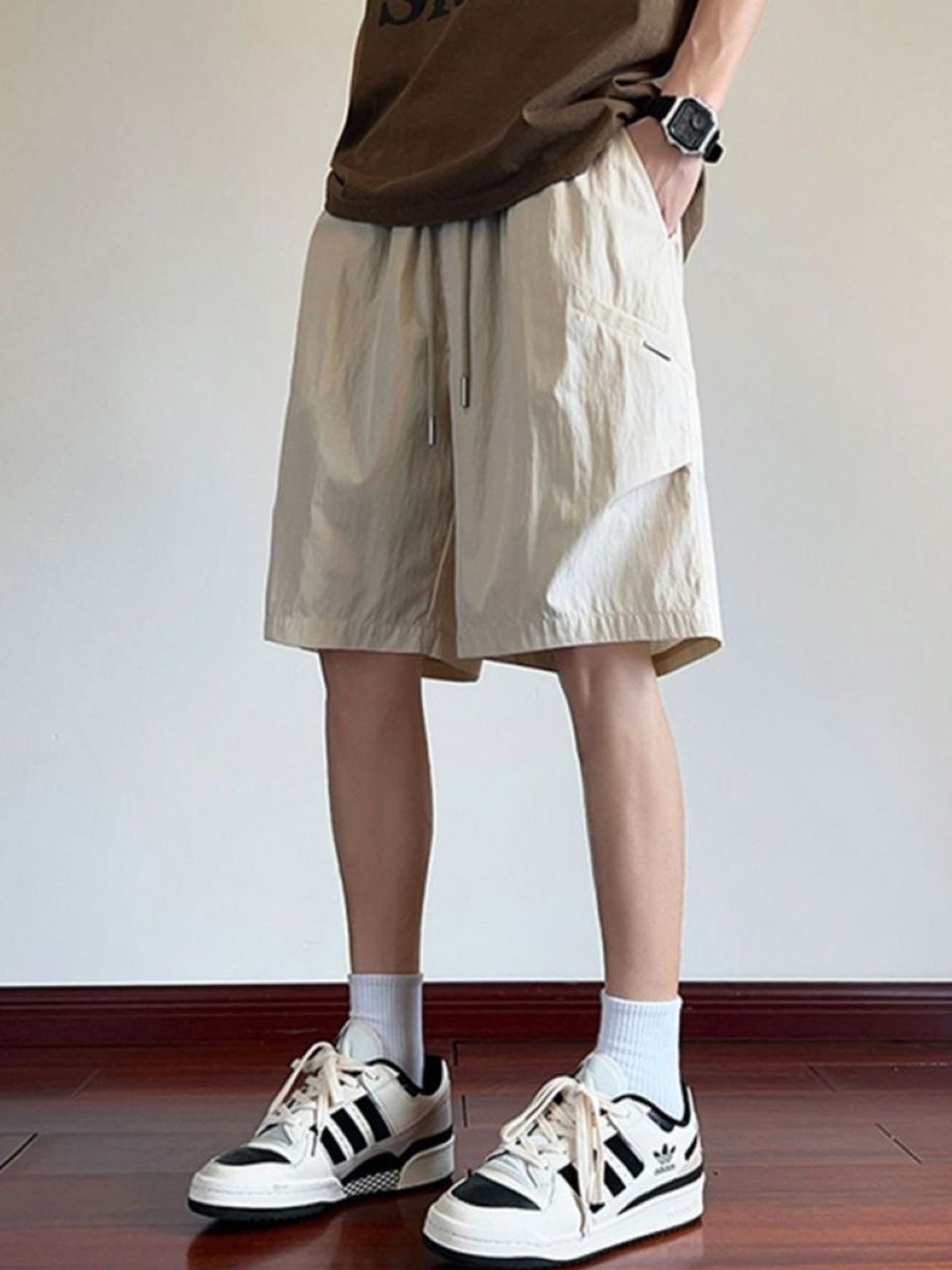 

StyleCast Men Shorts, Cream