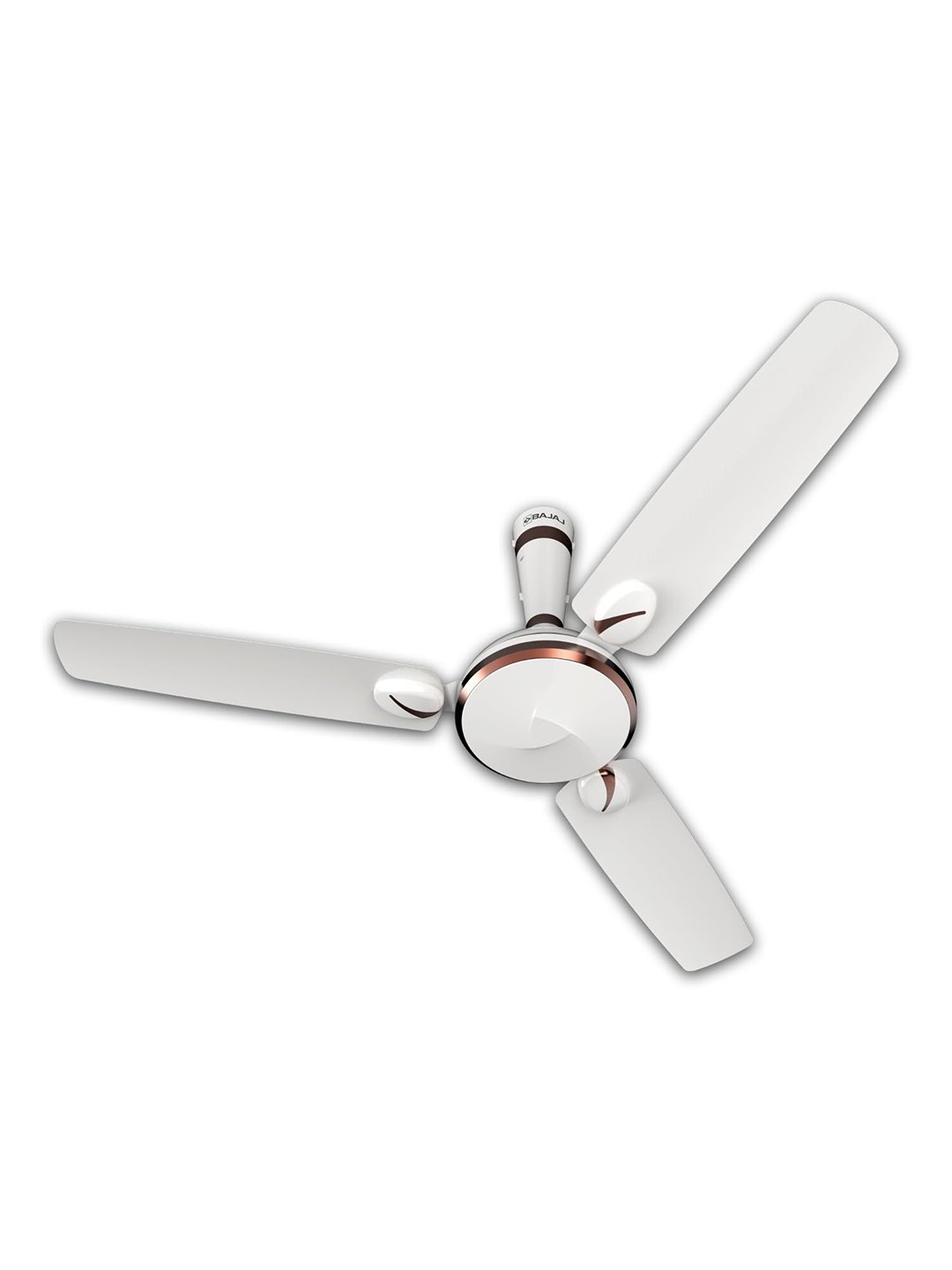 

Bajaj Sintelle EE 1200 MM Ceiling Fans For Home (White & Ruby Copper)