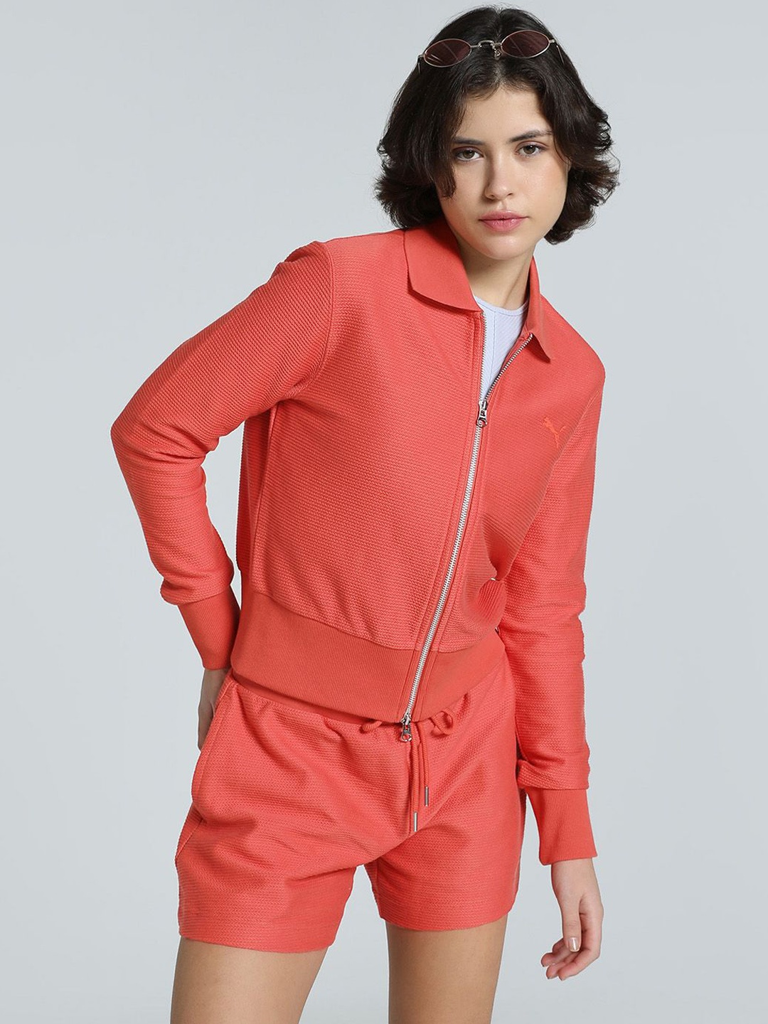 

Puma Premium Knitted Cardigan, Coral