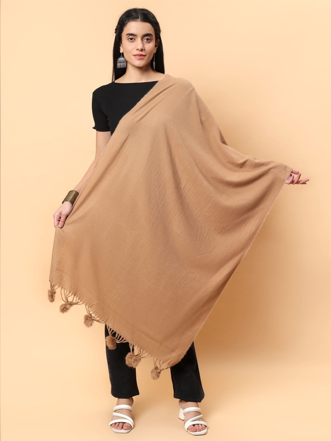 

Moda Chales Women Stole, Brown