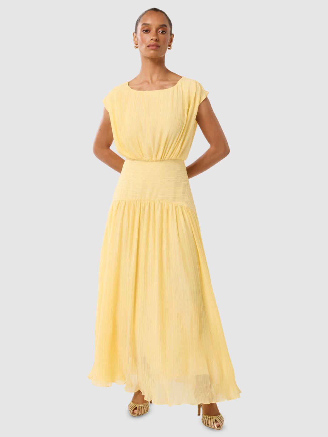 

Forever New A-Line Maxi Dress, Yellow