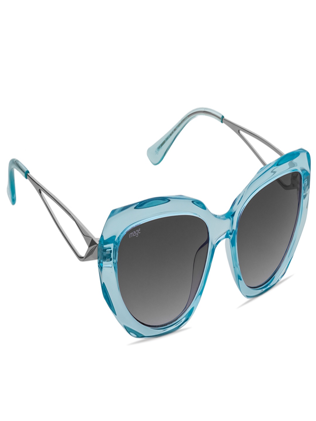 

Image Women Oval Sunglasses with UV Protected Lens IMS794C4SG, Grey