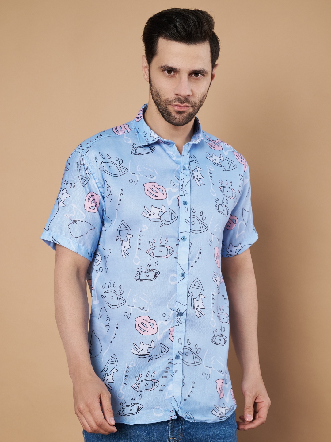 

Fashion FRICKS Men Opaque Casual Shirt, Multi