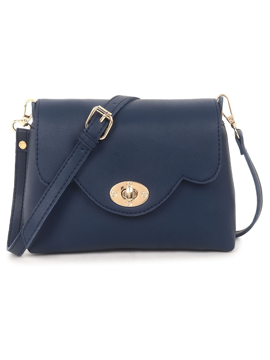 

DressBerry PU Sling Bag, Blue