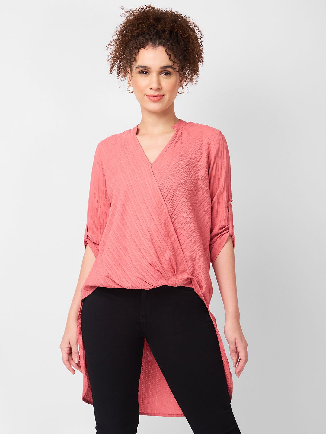 

Iti High-Low Top, Coral