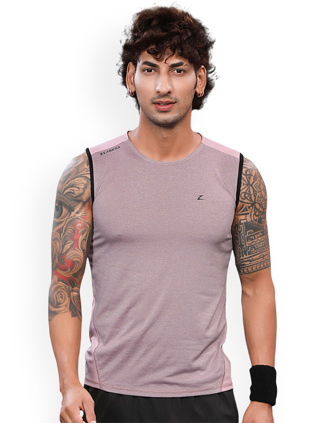 

Z Zagros Men Innerwear Vests, Peach
