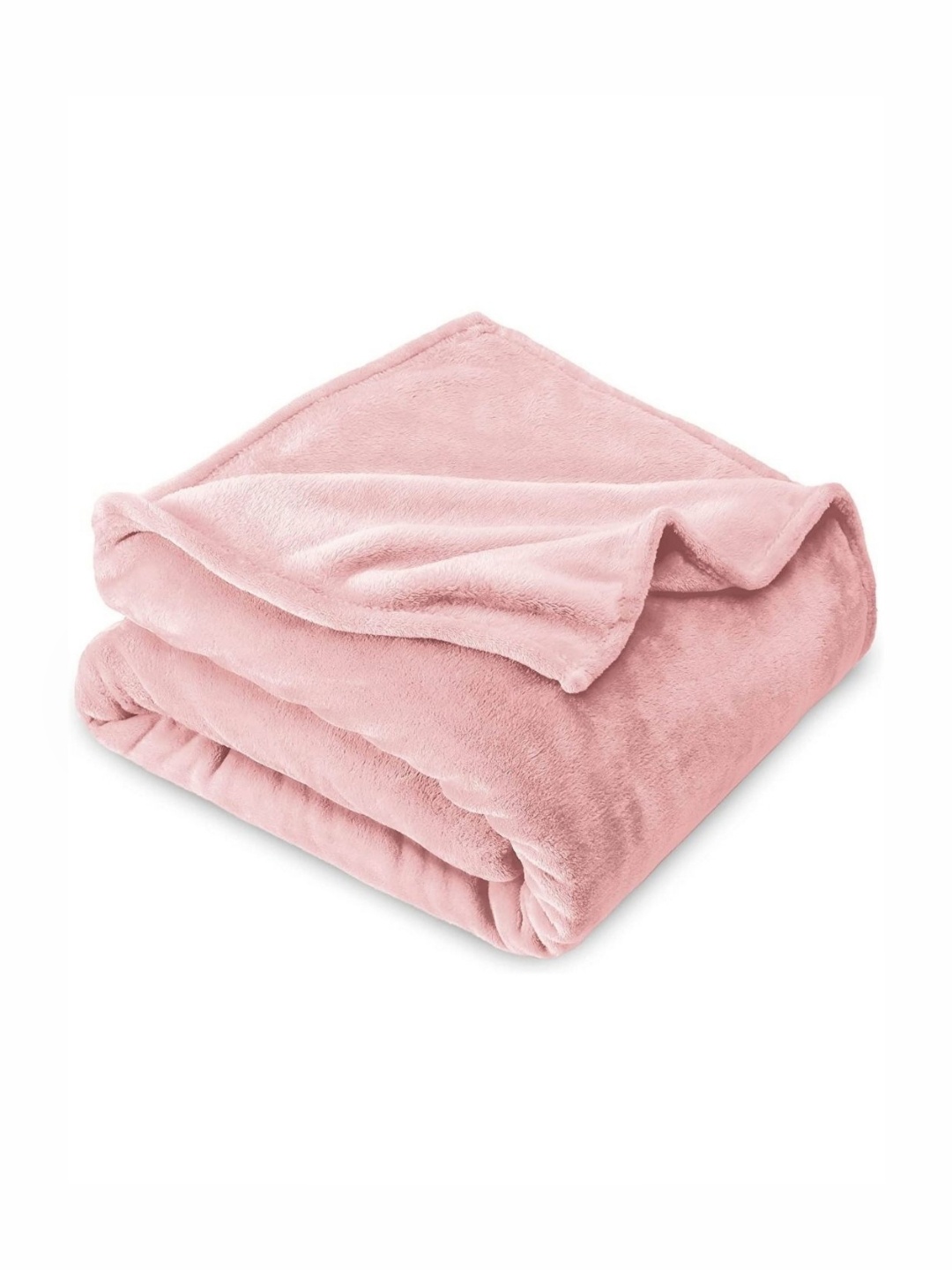 

VAS COLLECTIONS Pink Fleece 300 GSM AC Room Single Bed Blanket