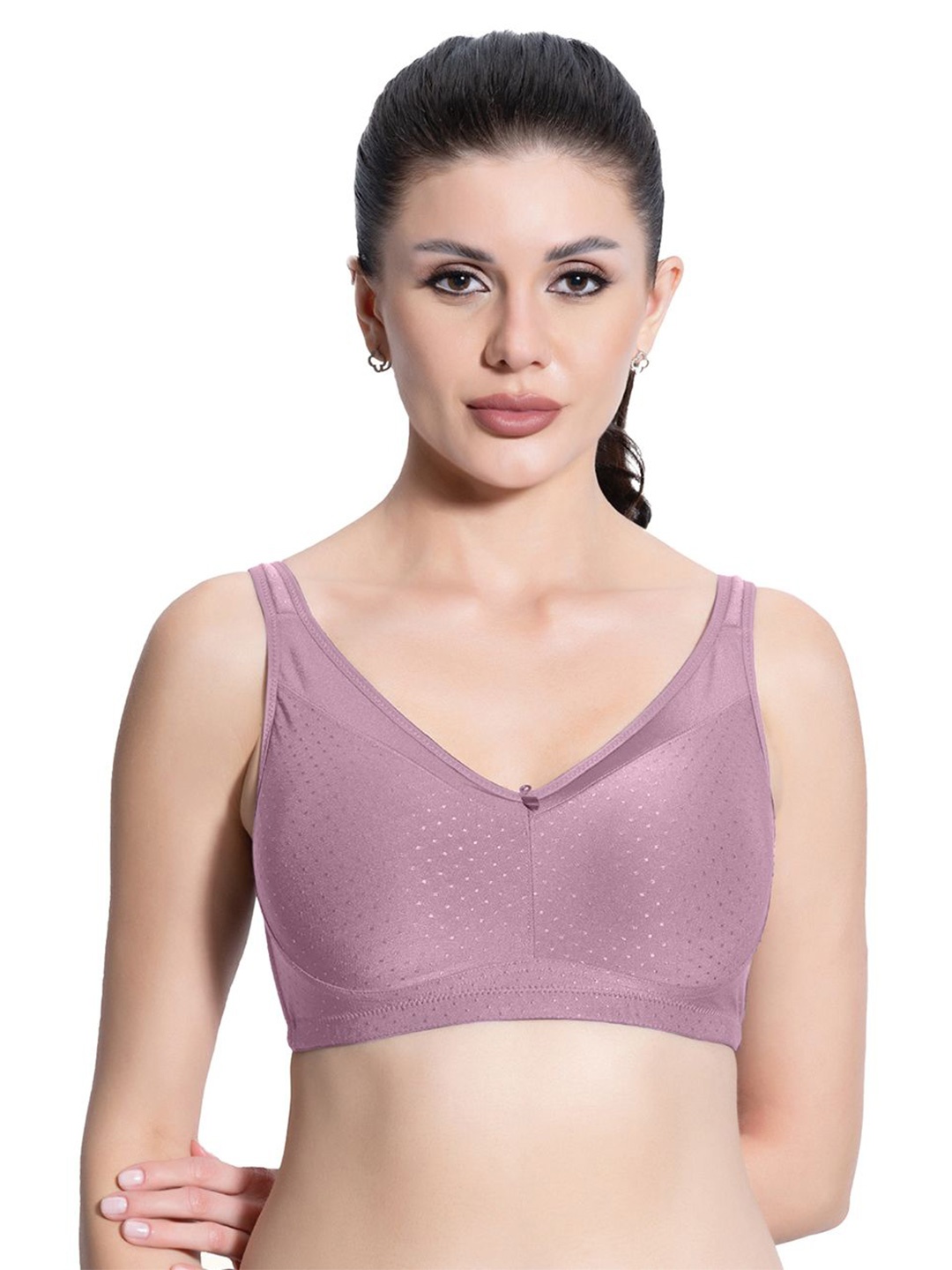 

VStar Full Coverage Lightly Padded Minimizer Bra, Purple