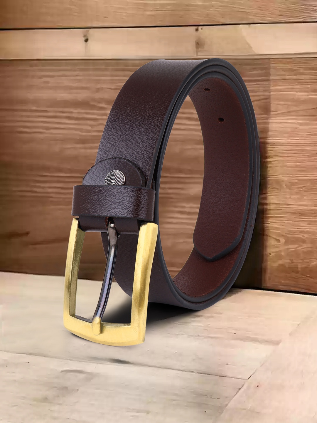

Provogue Men Leather Formal Belt, Brown