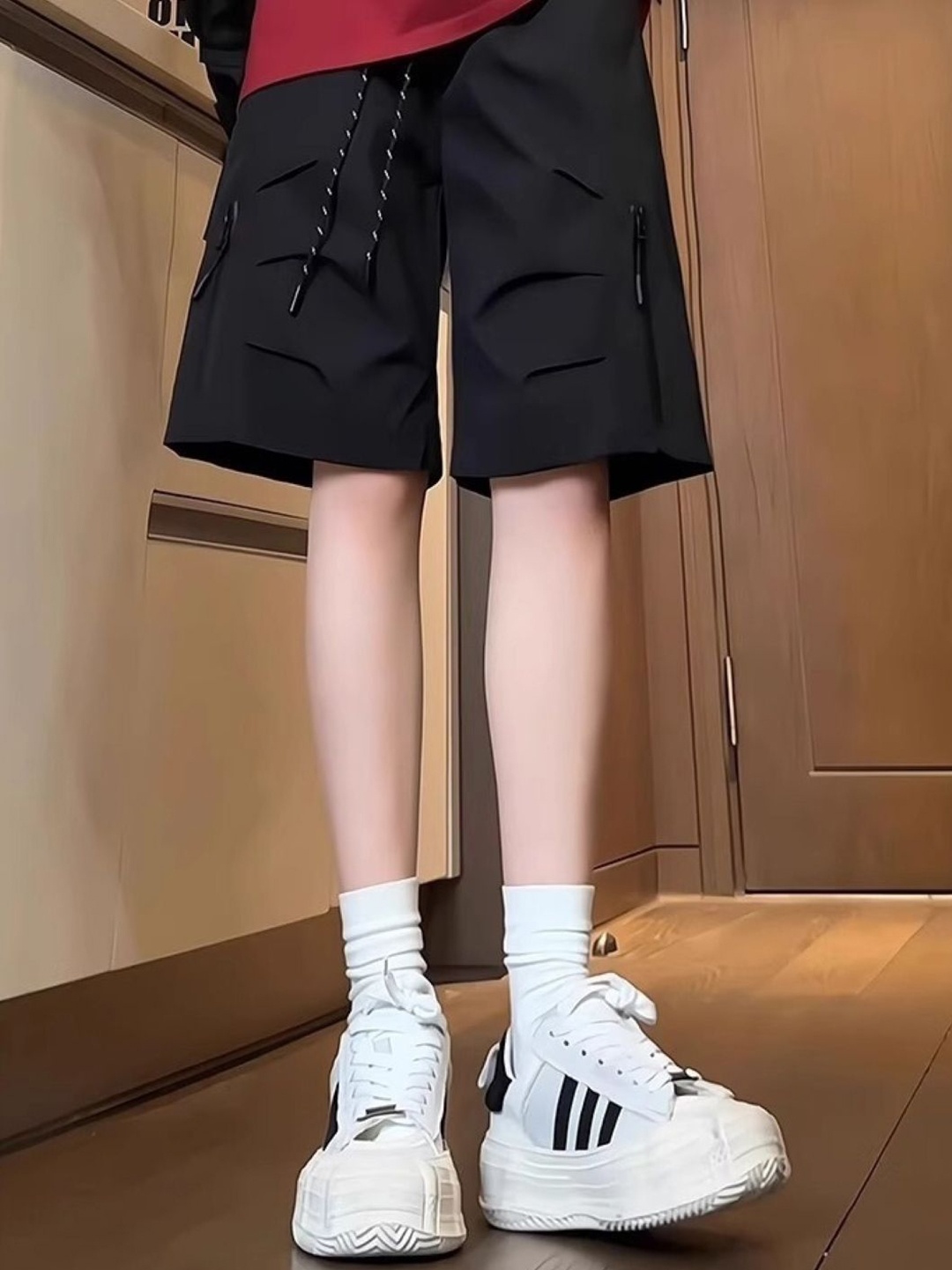 

StyleCast Women Mid-Rise Shorts, Black