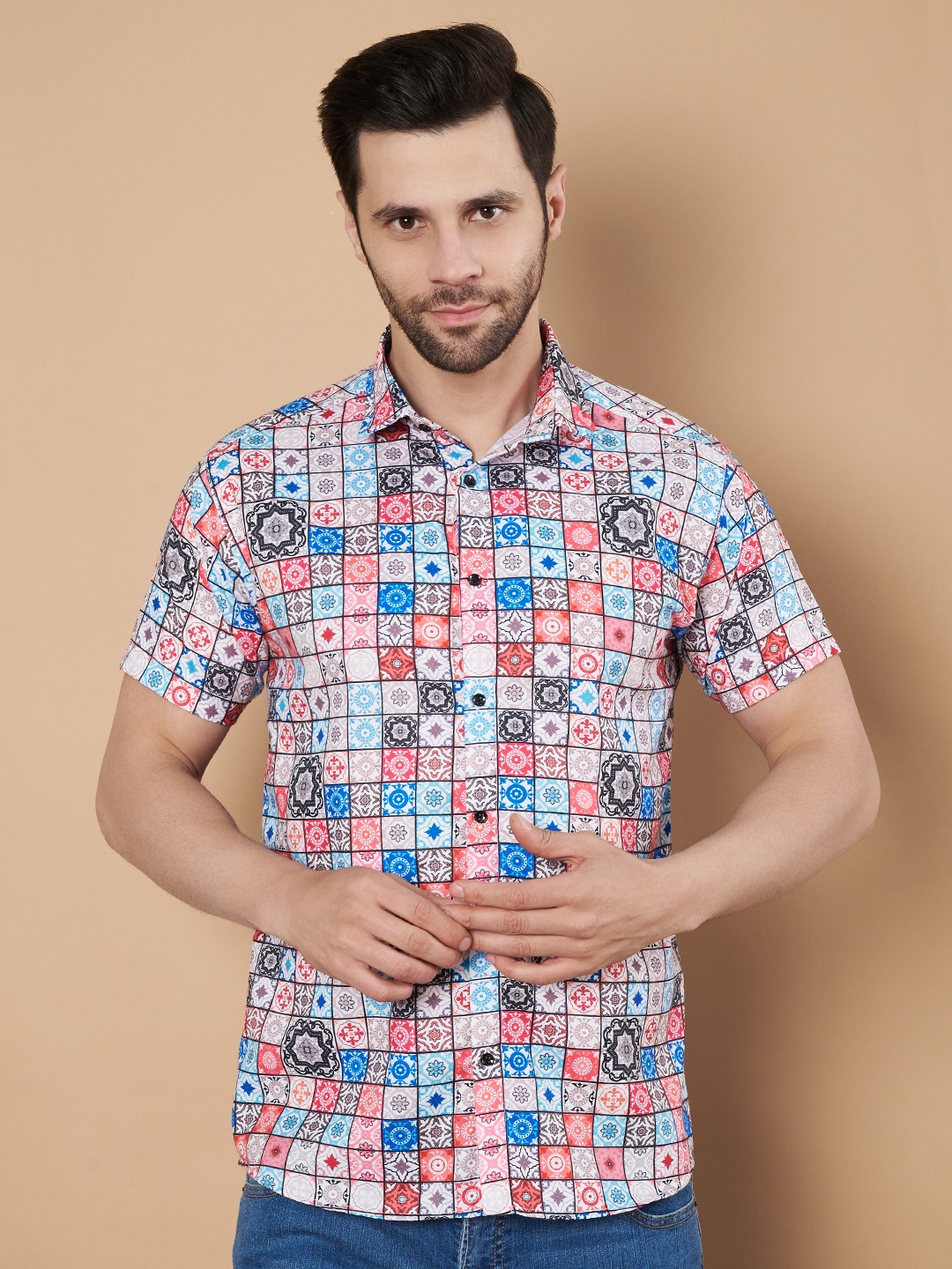 

Fashion FRICKS Men Opaque Casual Shirt, Multi