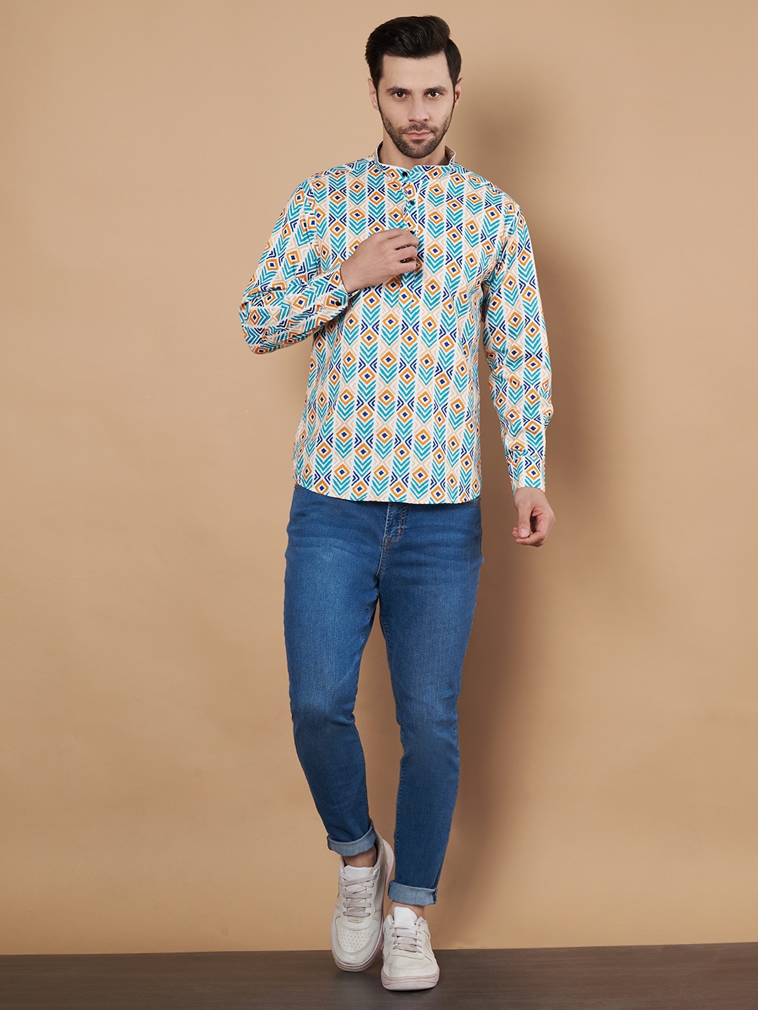 

Fashion FRICKS Men Opaque Casual Shirt, Green