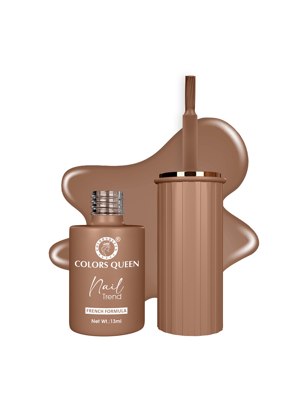 

Colors Queen Nail Trend French Formula Polish 13ml - Mule Fawn, Brown
