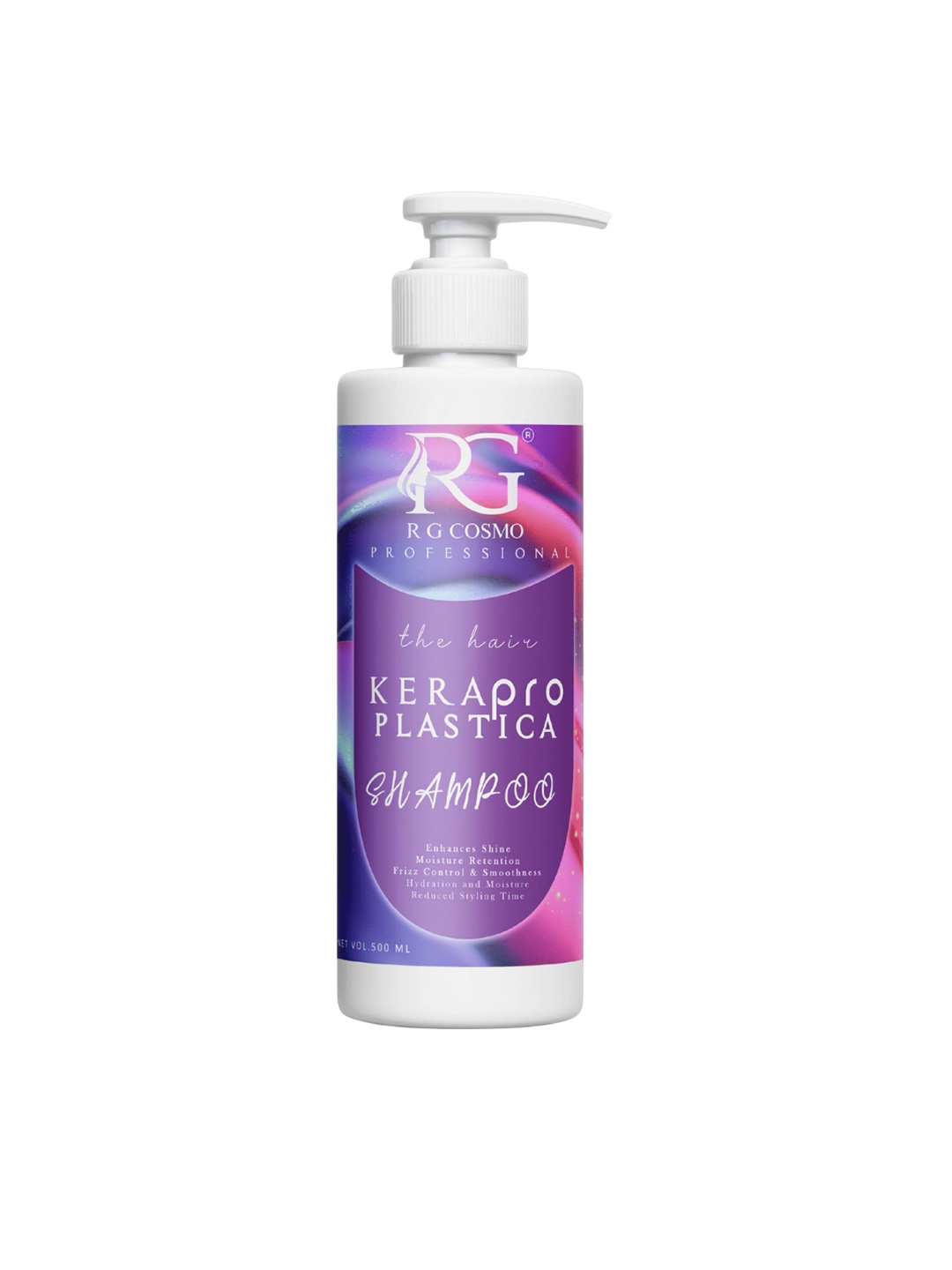 

RG COSMO Kerapro Plastica Shampoo For Frizz Control - 500 ml, Cream