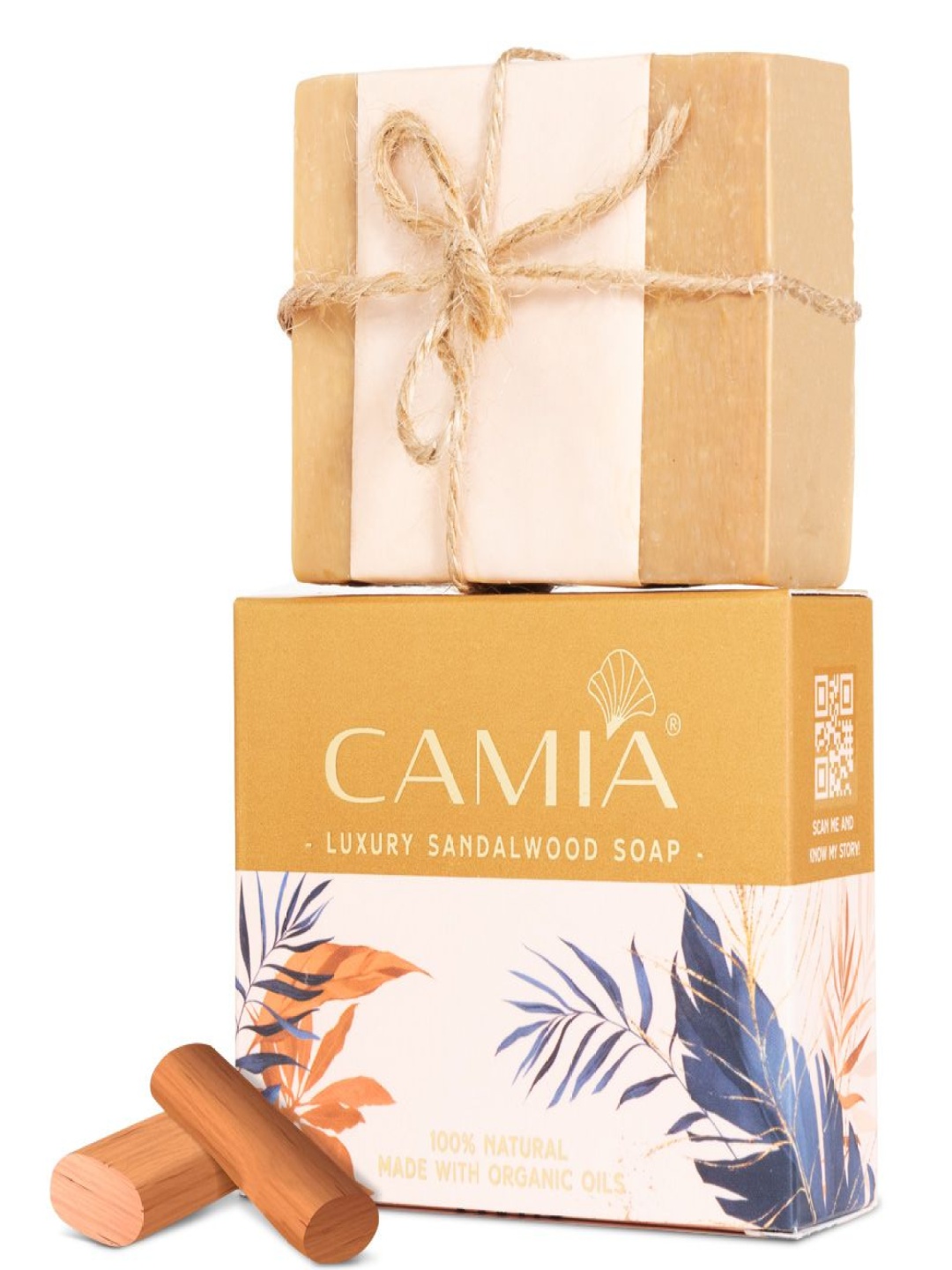 

CAMIA Set Of 3 Frankincense Rosemary & Sandalwood Soaps - 125 g Each, White
