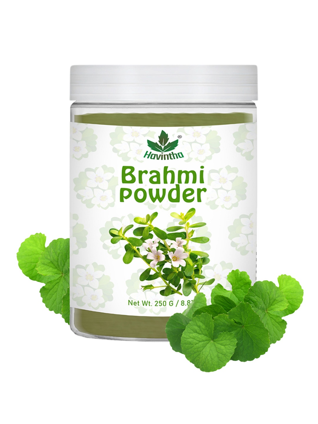 

Havintha Natural Brahmi Powder For Dandruff and Hair Fall - 250 g, Green