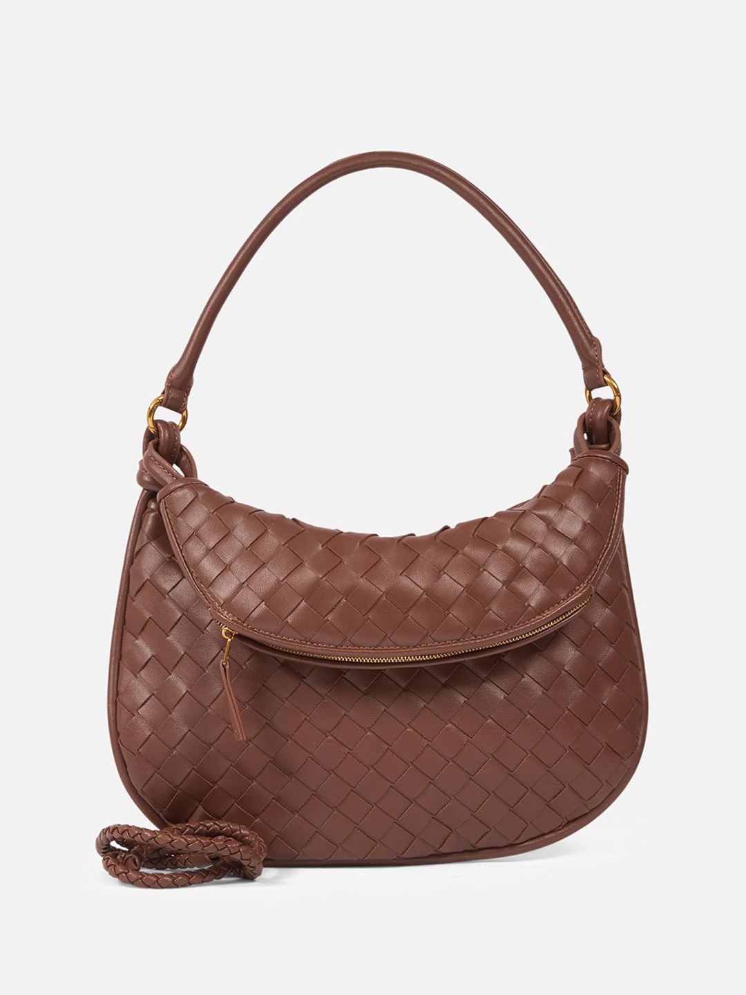 

CARRY CITY Structured Shoulder Bag, Tan