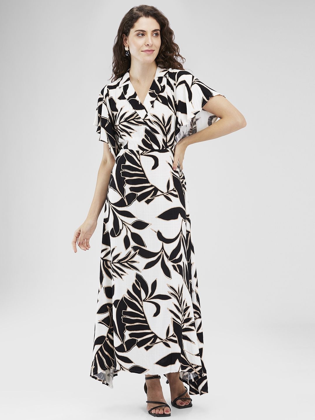 

Iti Print Maxi Dress, White