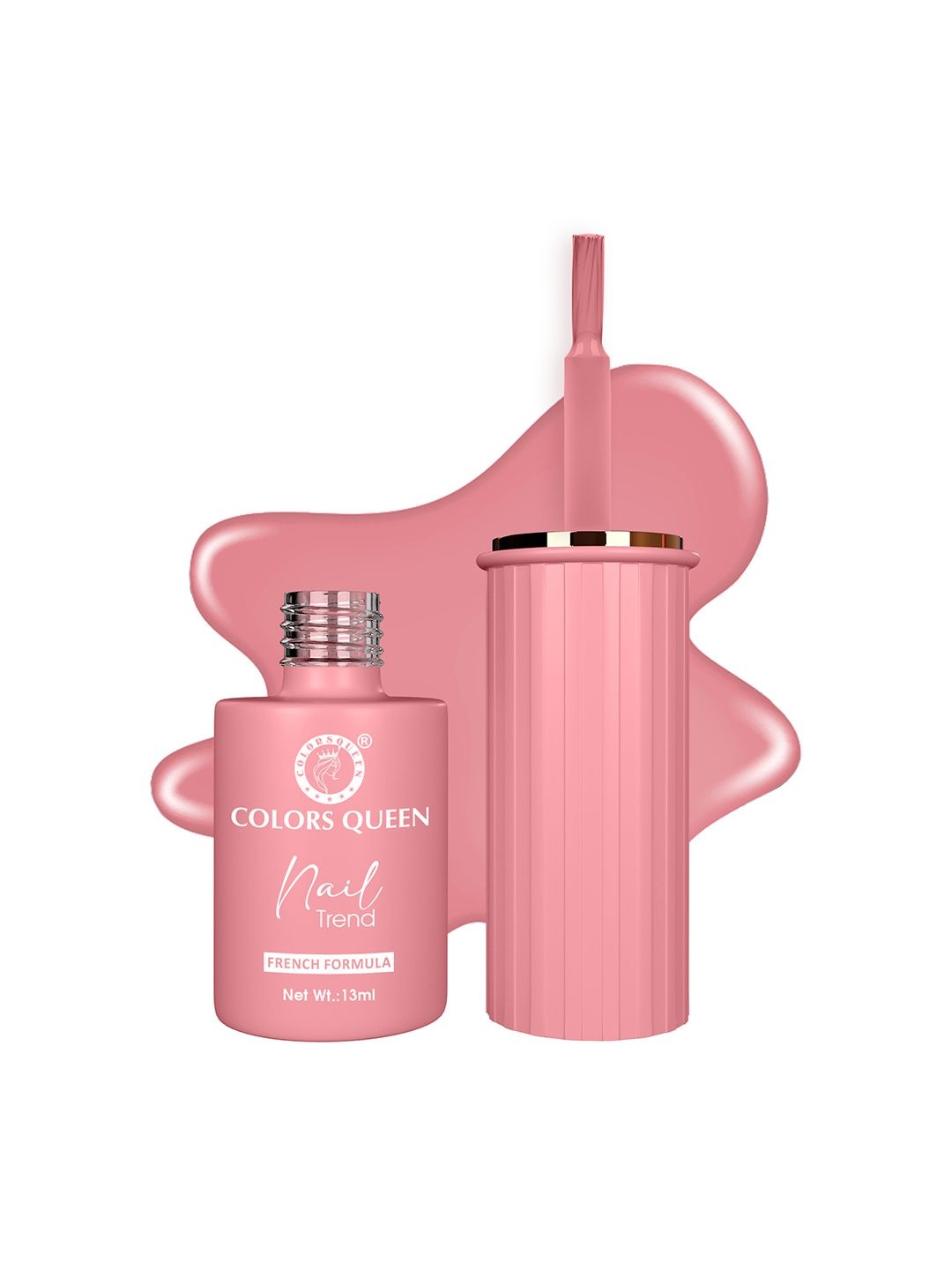 

Colors Queen Nail Trend French Formula Quick Dry Nail Polish - 13ml - Velvet Rose, Pink