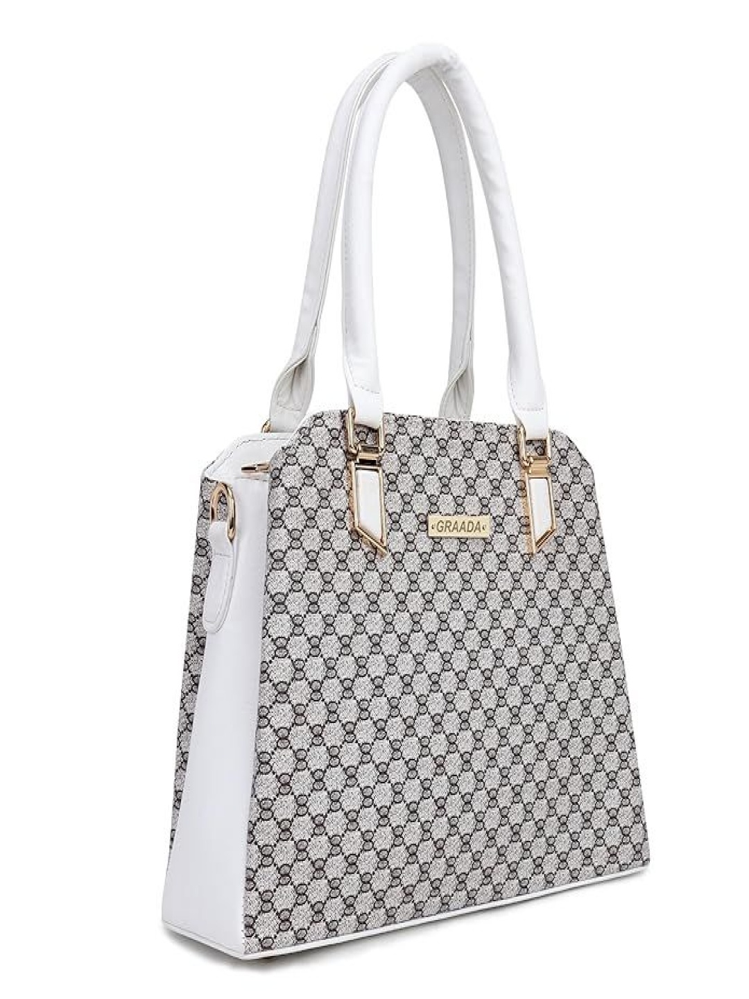 

GRAADA Structured Satchel, White