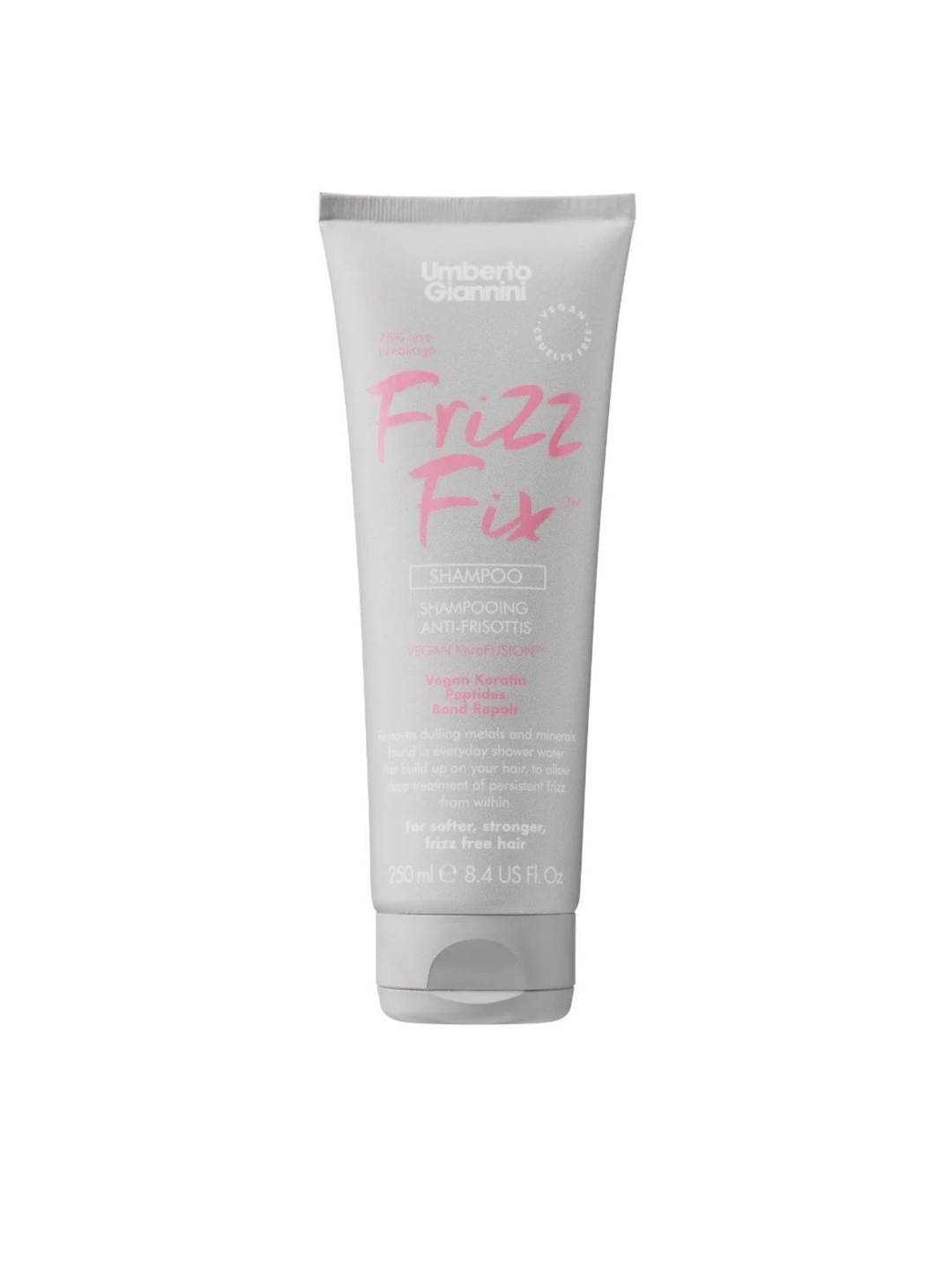 

Umberto Giannini Frizz Fix Anti Frisottis Shampoo - 250 ml, Pink