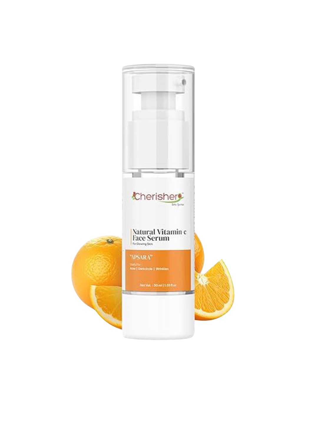 

CHERISHER Apsara Natural Vitamin C Face Serum- 30 ml, Orange