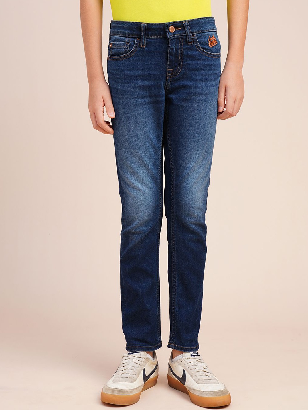 

Jack & Jones Junior Boys Light Fade Stretchable Jeans, Blue