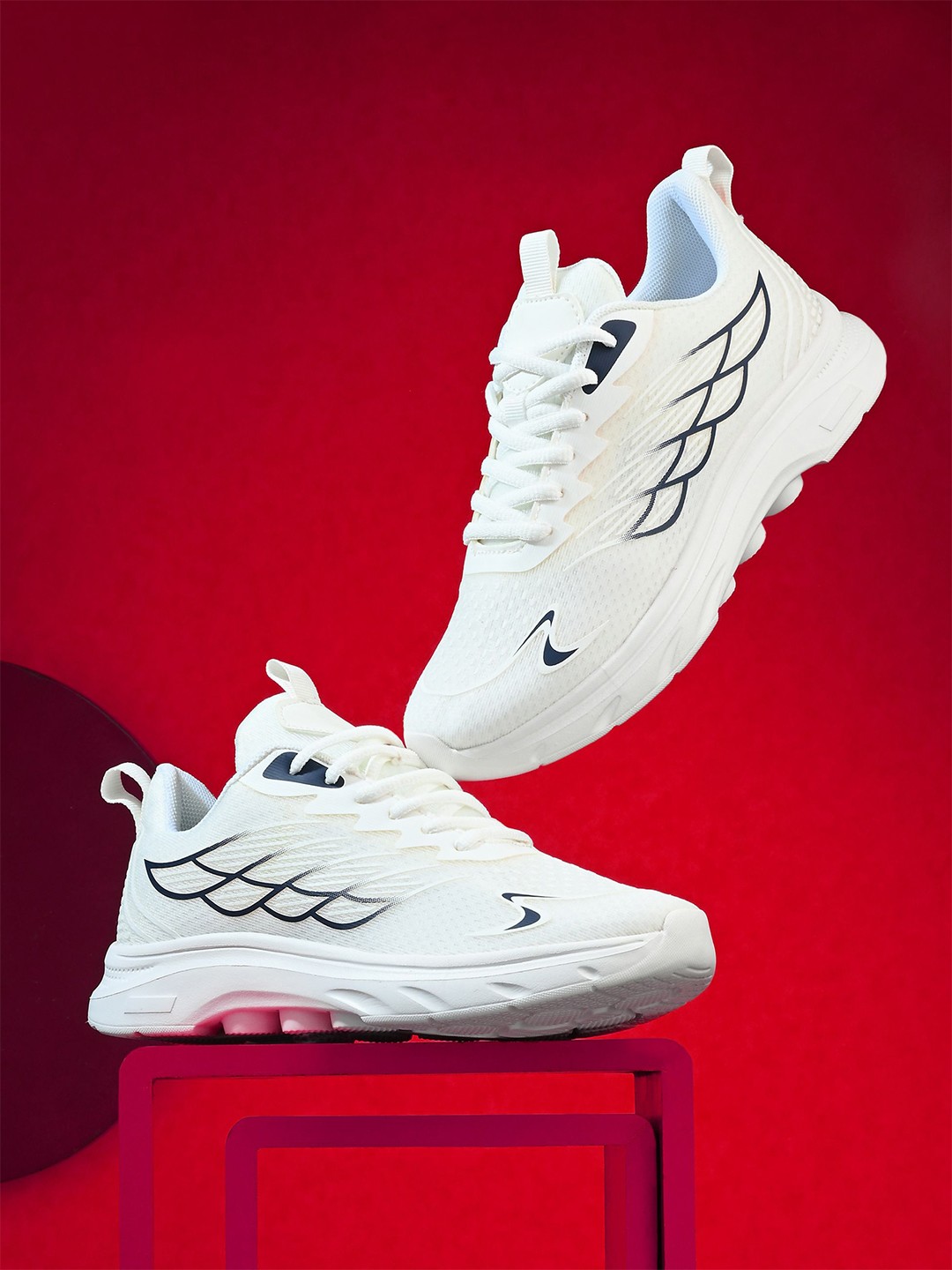

HRX by Hrithik Roshan Women Mesh Running Sports Shoes, White