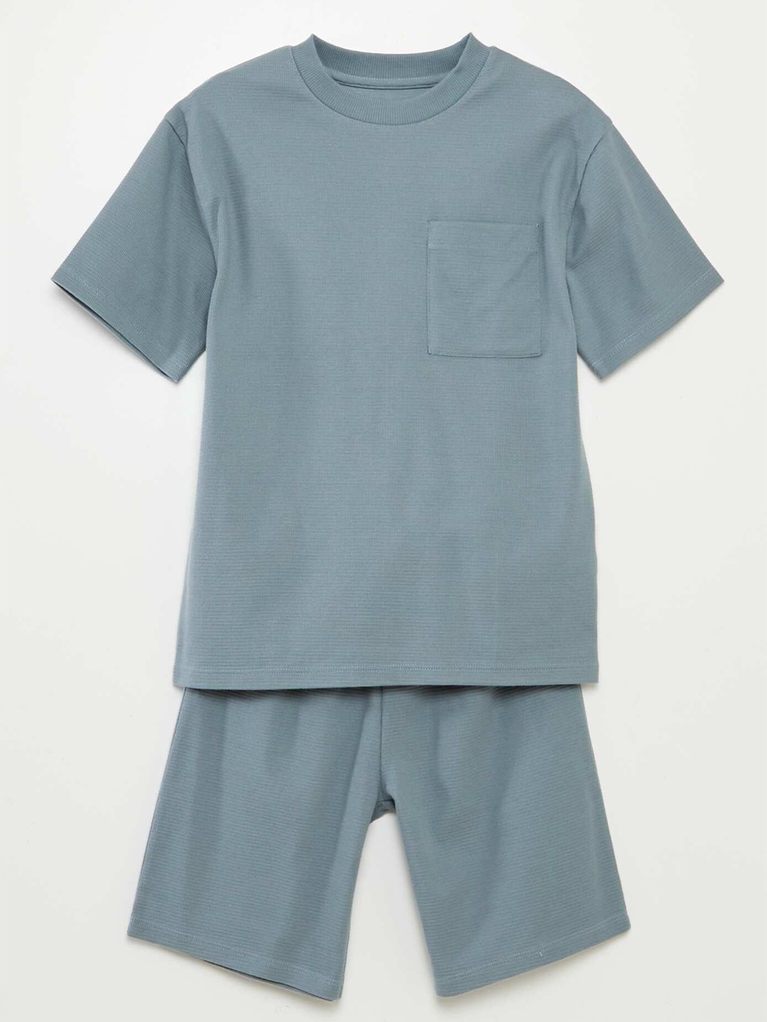 

KIABI Boys T-shirt with Shorts, Blue