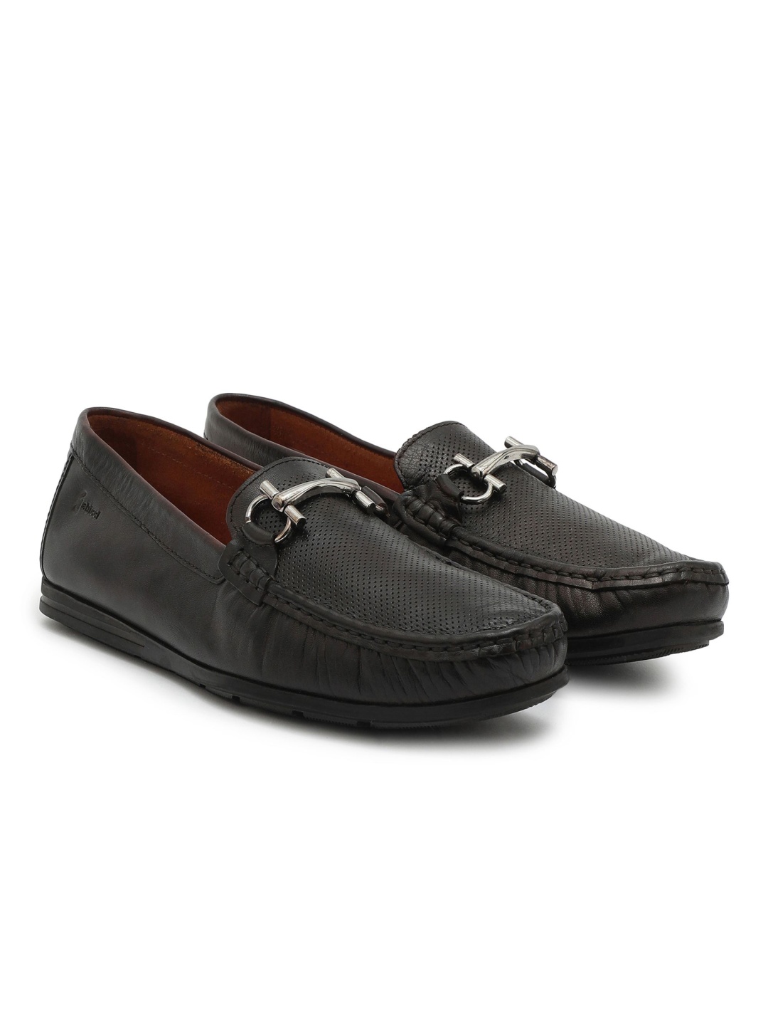 

GABICCI Men Leather Formal Loafers, Black