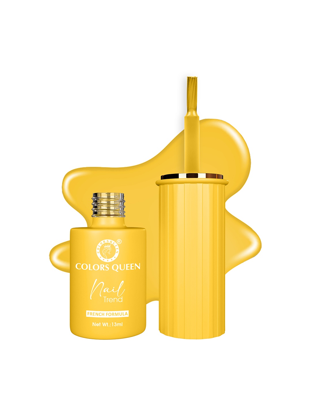 

Colors Queen Nail Trend French Formula Polish - 13ml - Mustard Dip, Yellow