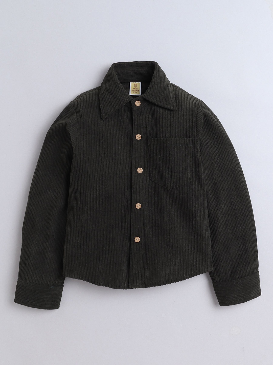 

AWW HUNNIE Boys Comfort Casual Shirt, Green