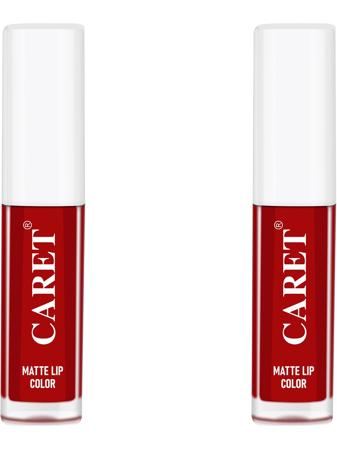 

CARET ORGANIC Set Of 2 Super-Pigmented Liquid Matte Lipsticks - 2 ml Each - Red 3