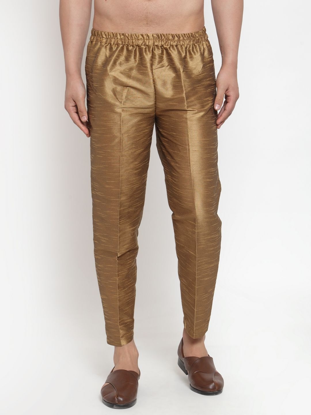 

Kaifoo Men Pant Pyjama, Gold