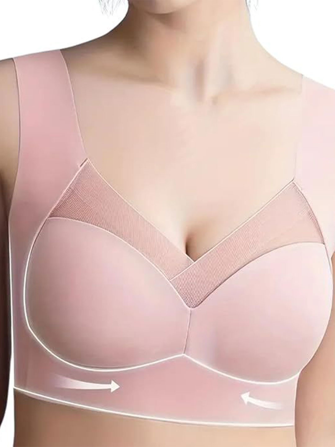 

BRACHY Bra Full Coverage Lightly Padded, Pink