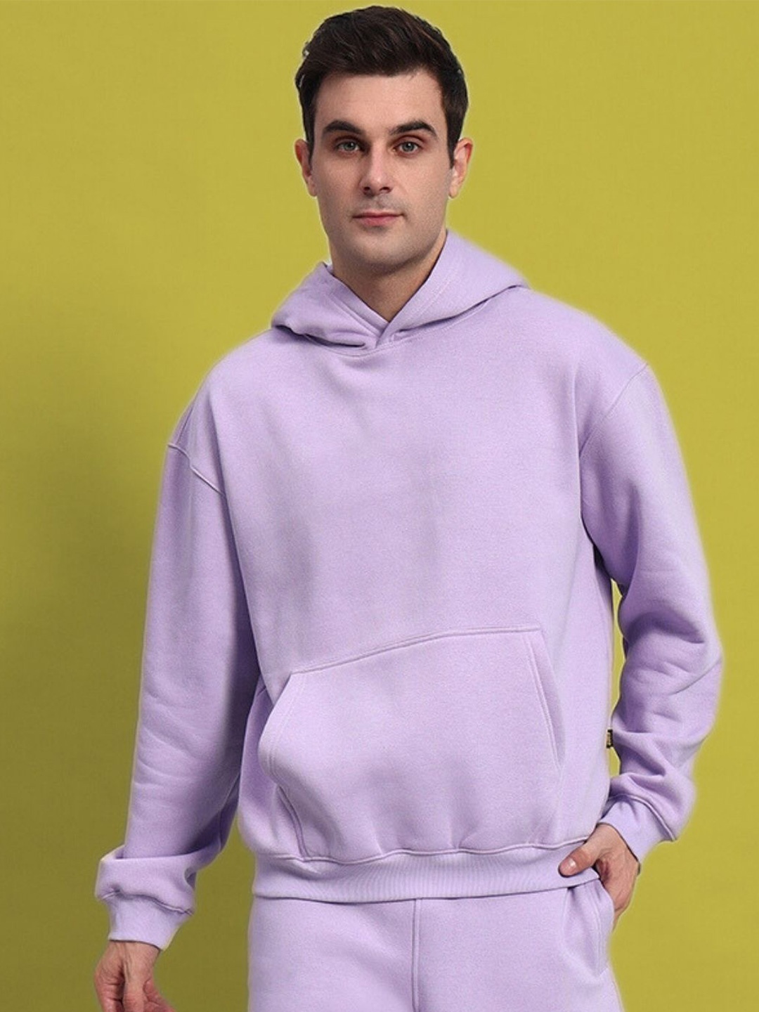 

WEARDUDS Men Hooded Sweatshirt, Lavender