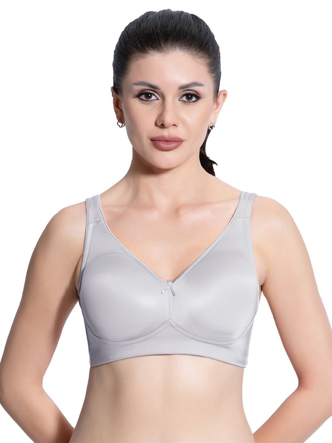 

VStar Women Non-Wired Full Coverage Bra, Grey