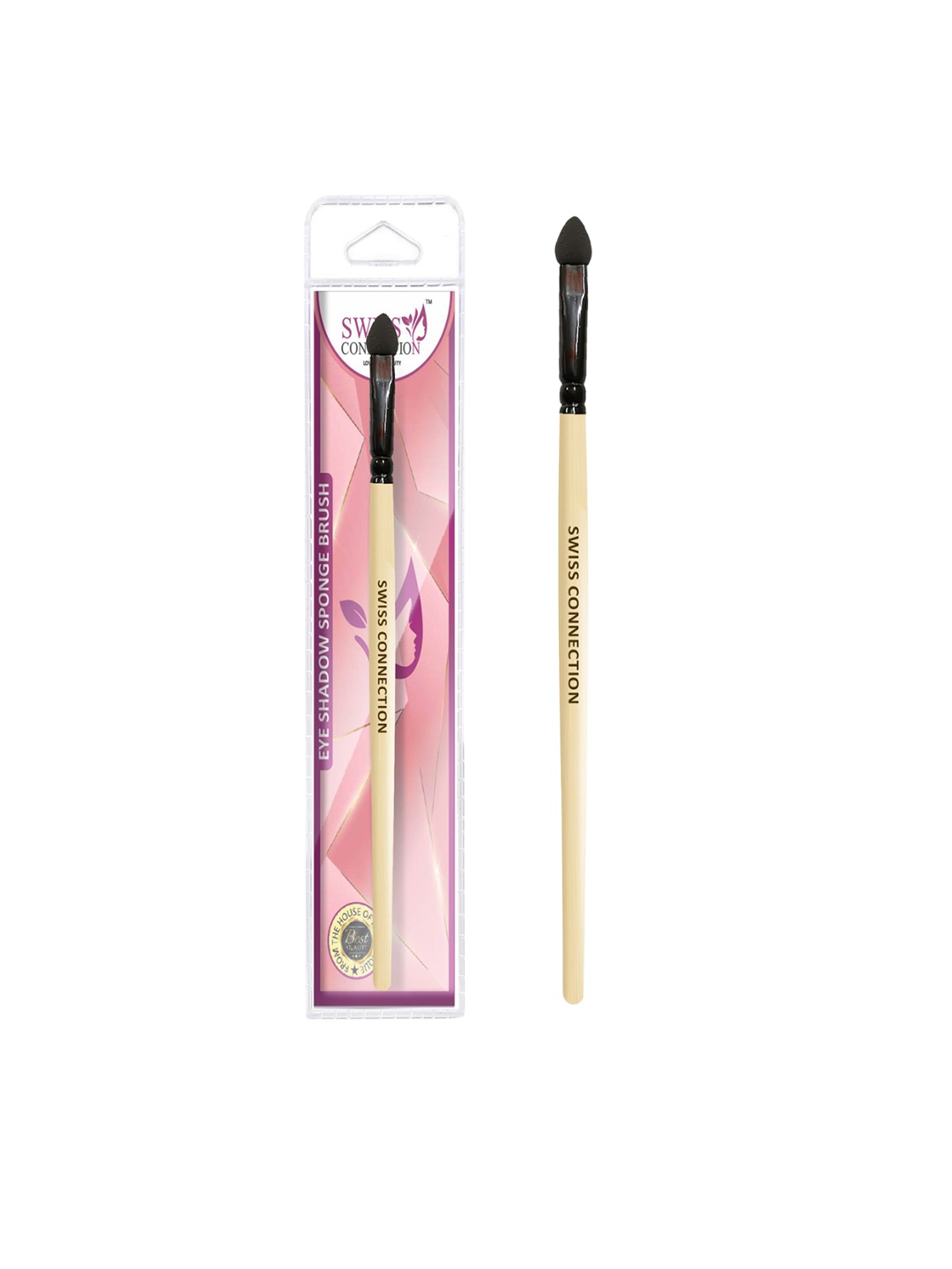 

Swiss Connection Set Of 4 Eyeshadow Sponge Brushes, Black